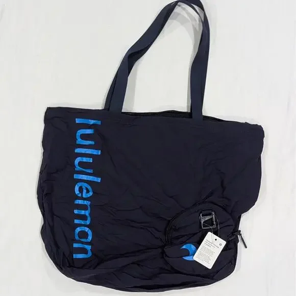 Lululemon Packable Large Tote 30L Dark Blue - Picture 1 of 5